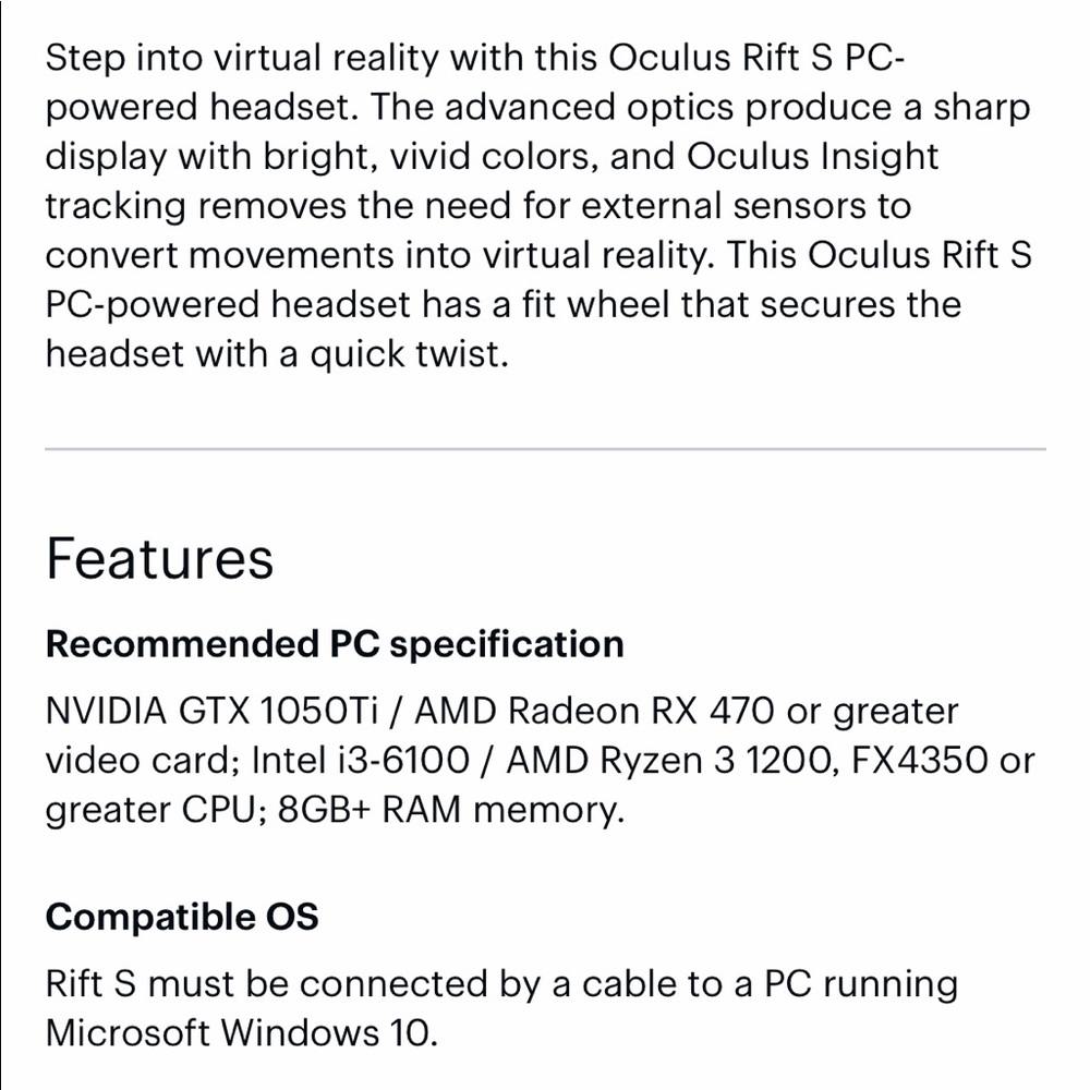 Oculus Rift S - Picture 5 of 8